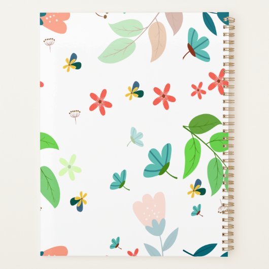 Shower of Flowers Planner (Achterkant)