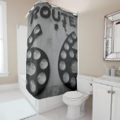 Shower op Route 66 Douchegordijn (In situ)