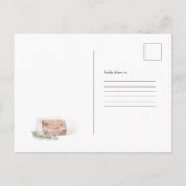 Shower per Mail | WinterkerstBaby shower Uitnodiging Briefkaart (Achterkant)