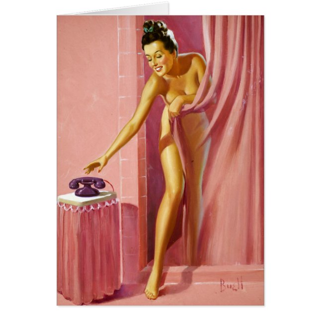 Shower Pin Up (Voorkant)