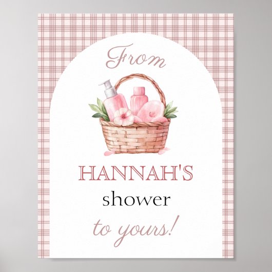 Shower Pink Fresh off the market Bridal Shower Poster (Voorkant)