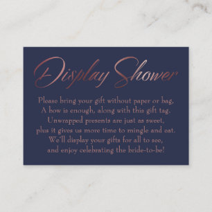 Shower Roos Gold weergeven op een Label-kaart op z Informatiekaartje