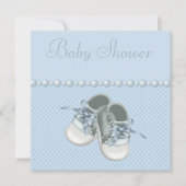 Shower-schoenen voor baby's, kleren, parels en har kaart (Voorkant)