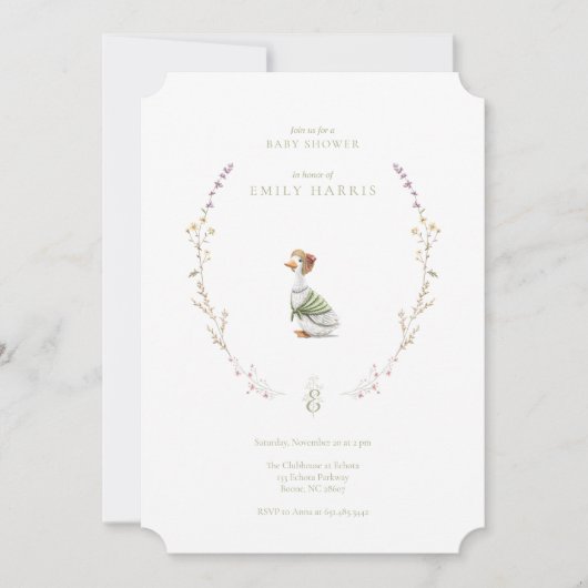 Shower-uitnodiging - roze voor het boekje kaart (Voorkant)