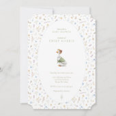 Shower-uitnodiging - verhalenblauw kaart (Voorkant)