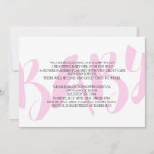 Shower-uitnodigingen voor Girl Baby Kaart (Voorkant)