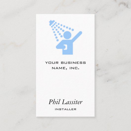 Shower Visitekaartje (Voorkant)