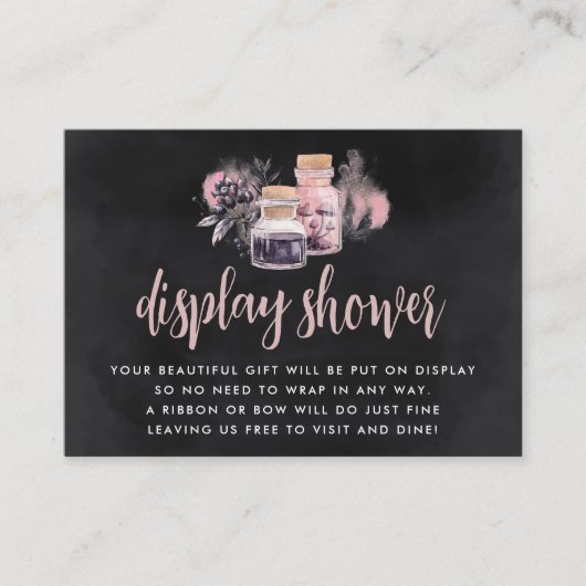 Shower voor Halloween-Baby shower Informatiekaartje (Voorkant)