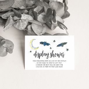 Shower voor Halloween-Baby shower Informatiekaartje