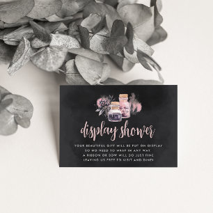 Shower voor Halloween-Baby shower Informatiekaartje