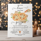 Shower voor Love & Pizza Couples Kaart