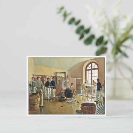 Showers in the Regiment by Eugene Chaperon Briefkaart (Staand voorkant)