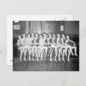 Showgirl, 1924 briefkaart (Voorkant / Achterkant)