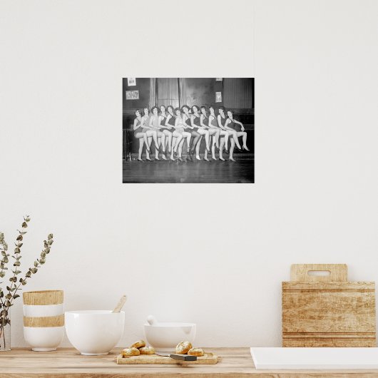 Showgirl, 1925.  foto poster (Keuken)