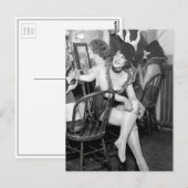 Showgirl Backstage, 1926 Briefkaart (Voorkant / Achterkant)