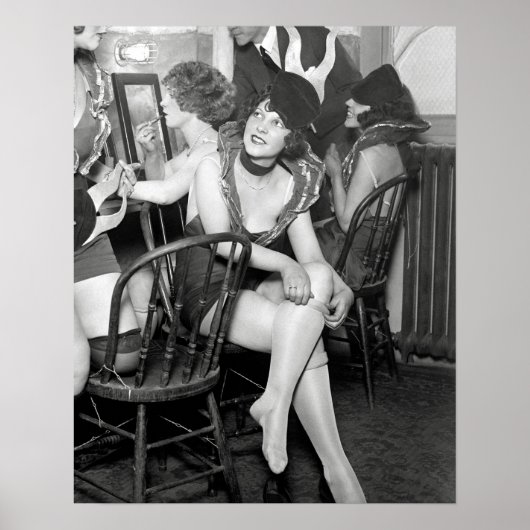 Showgirl Backstage, 1926.  foto Poster (Voorkant)
