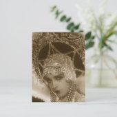  Showgirl Briefkaart (Staand voorkant)