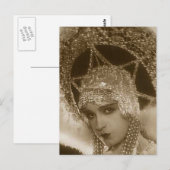  Showgirl Briefkaart (Voorkant / Achterkant)