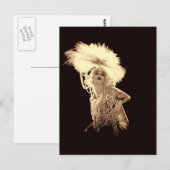  Showgirl Briefkaart (Voorkant / Achterkant)