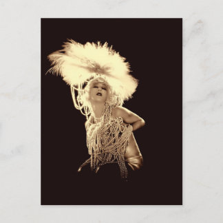 Showgirl Briefkaart