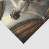 Showgirl Dancer with Gold curtains Decoupage Tissuepapier (Detail)