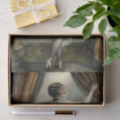 Showgirl Dancer with Gold curtains Decoupage Tissuepapier (Geschenk)