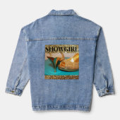 SHOWGIRL DENIM JACKET (Achterkant)