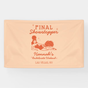 Showgirl Eindshow Bachelorette Spandoek