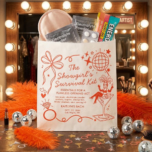 Showgirl Era Bachelorette Party Overlevingskit Bedankzakje
