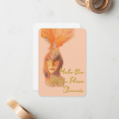 Showgirl Era-kaarten Notitiekaartje (Voorkant / Achterkant in situ)