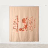 Showgirl Final Showstopper Bachelorette Backdrop Wandkleed (Voorkant)