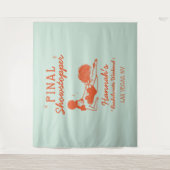 Showgirl Final Showstopper Bachelorette Backdrop Wandkleed (Voorkant)