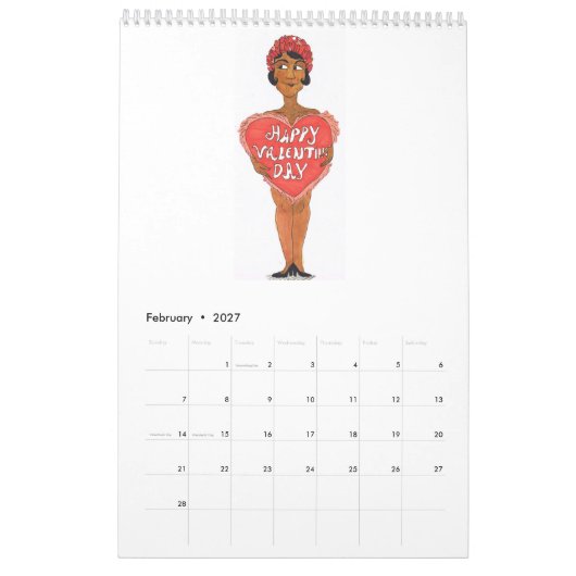 Showgirl kalender (Feb 2027)