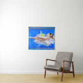 Showgirl van de Amerikaanse kunstenaar Rolf Armstr Wandkleed (In Situ (horizontaal))