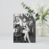 Showgirls achter de schermen, 1926 briefkaart (Staand voorkant)