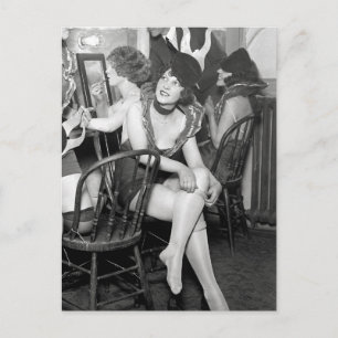 Showgirls achter de schermen, 1926 briefkaart