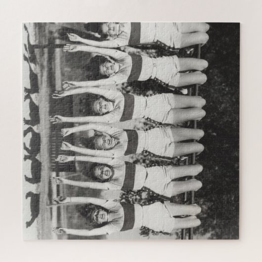 Showgirls op aap bars, speels design. legpuzzel (Horizontaal)