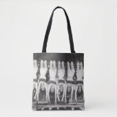 Showgirls op aap bars, speels design. tote bag (Voorkant)