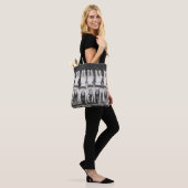 Showgirls op aap bars, speels design. tote bag (Op model)