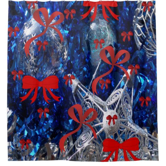 Showgordijn met kerstmis douchegordijn (Voorkant)