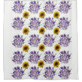 Showgordijnfloral Douchegordijn (Voorkant)