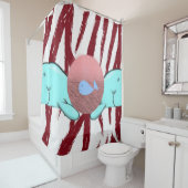 Showgordijnwalvissen Douchegordijn (In situ)