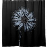 Showgordijnzonnebloemen Douchegordijn (Voorkant)