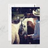 Showmanship in a Horse Show Briefkaart (Voorkant / Achterkant)