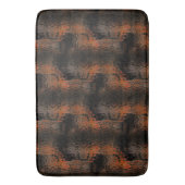 Showmelasse brown gehammerd gebogen glas herhaald badmat (Voorkant Verticaal)