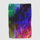 Showred and dark blue ondergedompeld in zachte gol golfhanddoek (Voorkant)