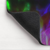 Showred and dark blue ondergedompeld in zachte gol muismat (Hoek)