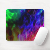 Showred and dark blue ondergedompeld in zachte gol muismat (Met muis)