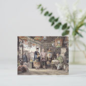 Showroom van een Lantaarns-koopman in Peking, van  Briefkaart (Staand voorkant)