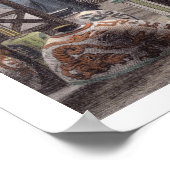 Showroom van een Lantaarns-koopman in Peking, van  Poster (Hoek)